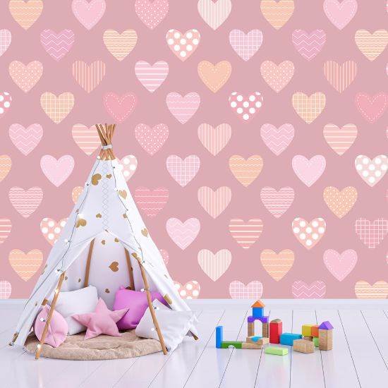Teen Trends Graffiti wallpaper in teen bedroom interior Dubai