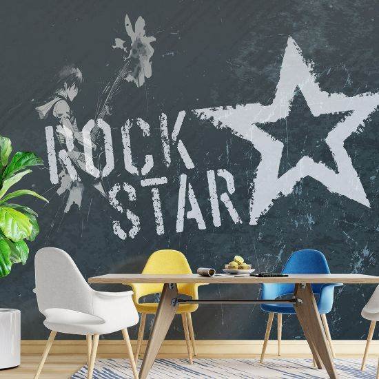 Teen Trends Stripe Accent wallpaper in modern baby nursery Dubai